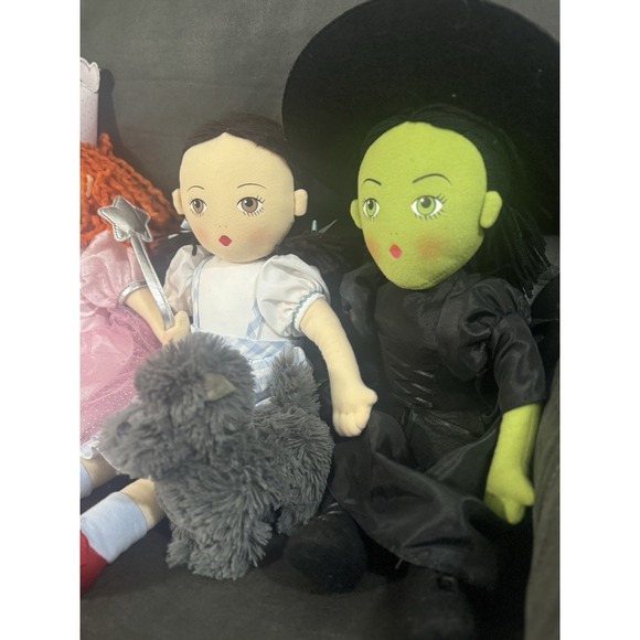 LOT 4 Madame Alexander Wizard of Oz Plush Doll Dorothy Toto Wicked Witch Glinda - Picture 3 of 16